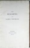 BODONI PRESS. Thomson, James. The Seasons. 1794